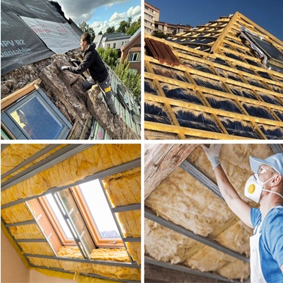 Travaux de zinguerie sur toiture : pose de chéneaux, noues et habillage de cheminée en zinc soudé. Étanchéité professionnelle par Protec Toiture.