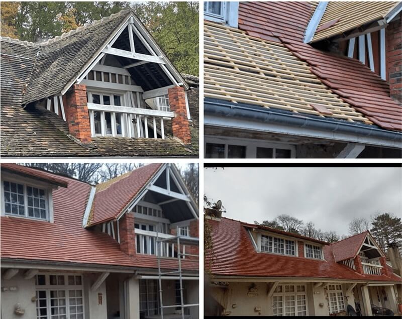 UCCLE- Prince d'Orange: Restauration Complète d''une toiture